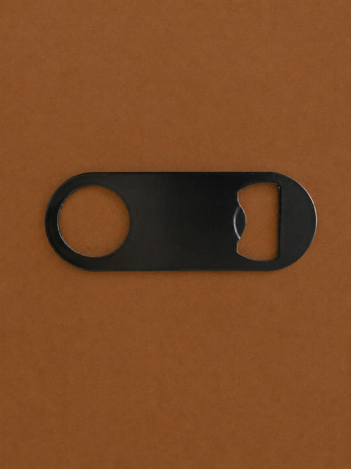 Black bar blade bottle opener blank, ready for laser engraving